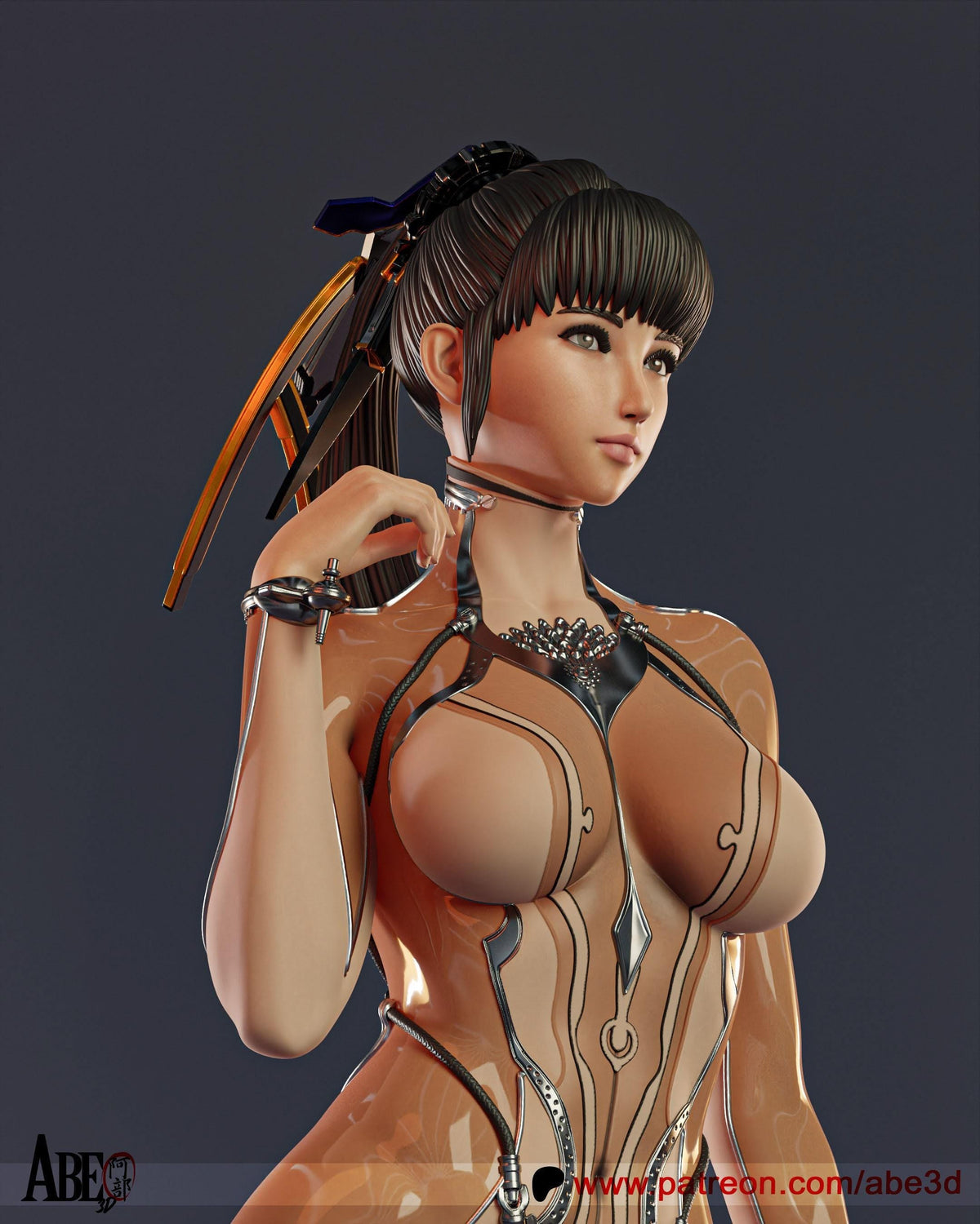 Eve Stellar Blade NSFW 3D Printed Statue – Mature Sci-Fi Gaming Resin Collectible, Made to Order for Adult Collectors