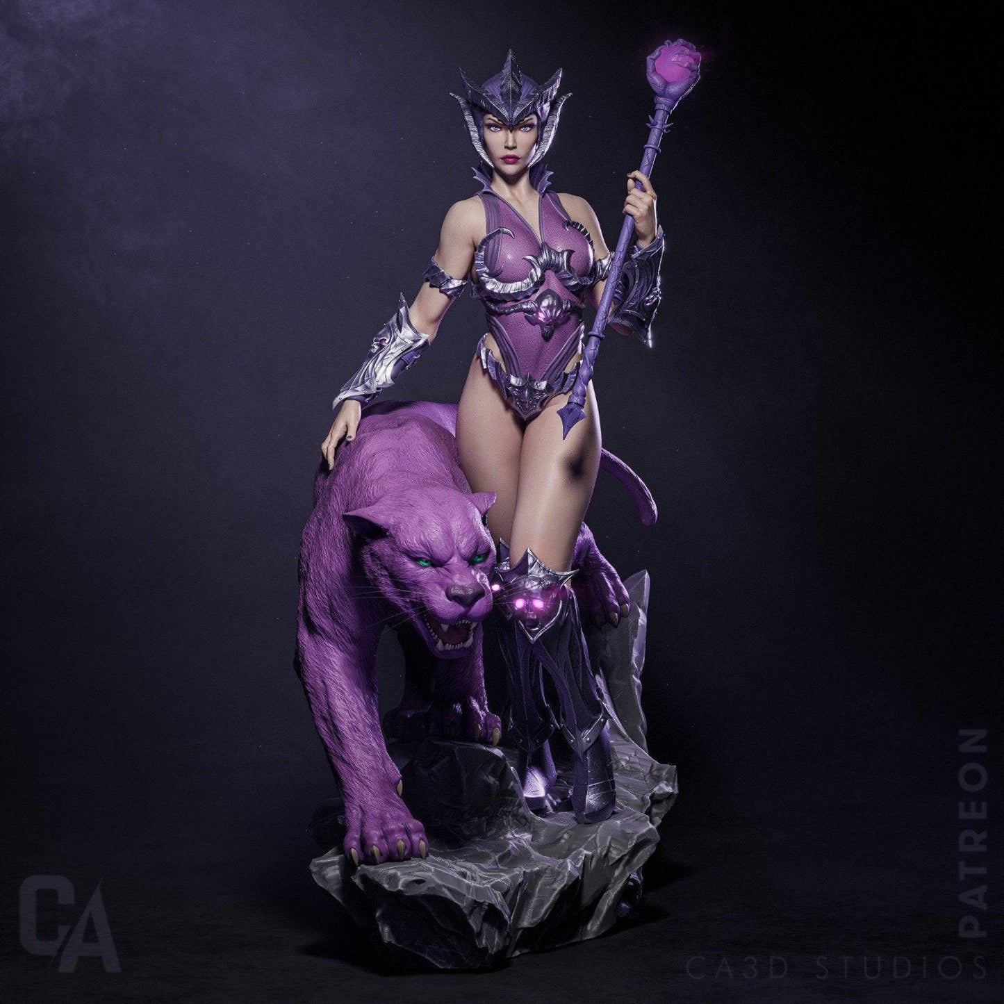 Masters of the Universe: Lyn 3D Printed Resin Statue – Collectible Figure Fanart (NSFW)