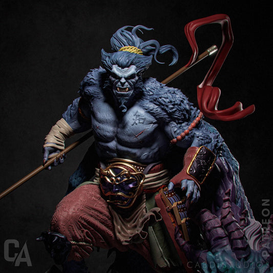 Samurai Beast X-Men 3D Print Figure: Premium Collectible Statue for Marvel & Mutant Fans