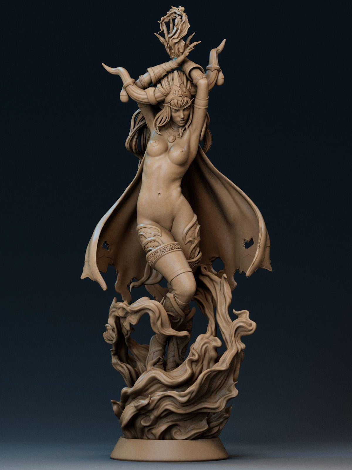 Alexstrasza NSFW 3D Printed Statue – Mature Warcraft Dragon Queen Resin Collectible, Made to Order for Adult Collectors