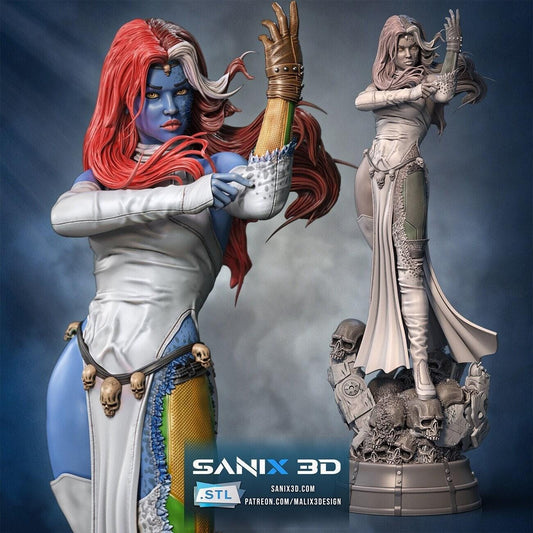 Mystique X-Men Collectible Resin Statue – Painted & Unpainted Large Scale Model Kits