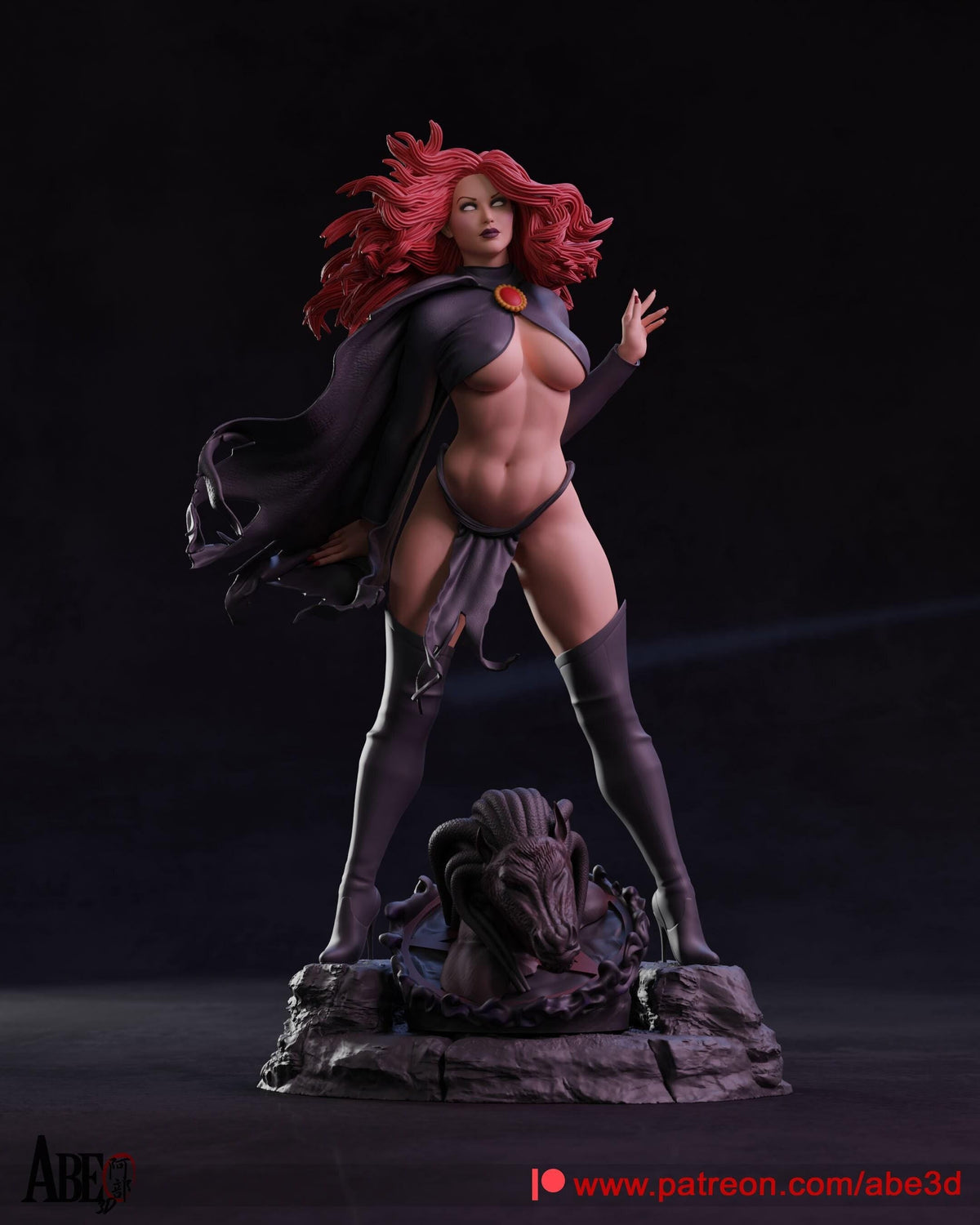 Madelyne Pryor X-Men NSFW 3D Printed Statue – Mature Goblin Queen Resin Collectible, Made to Order for Adult Collectors