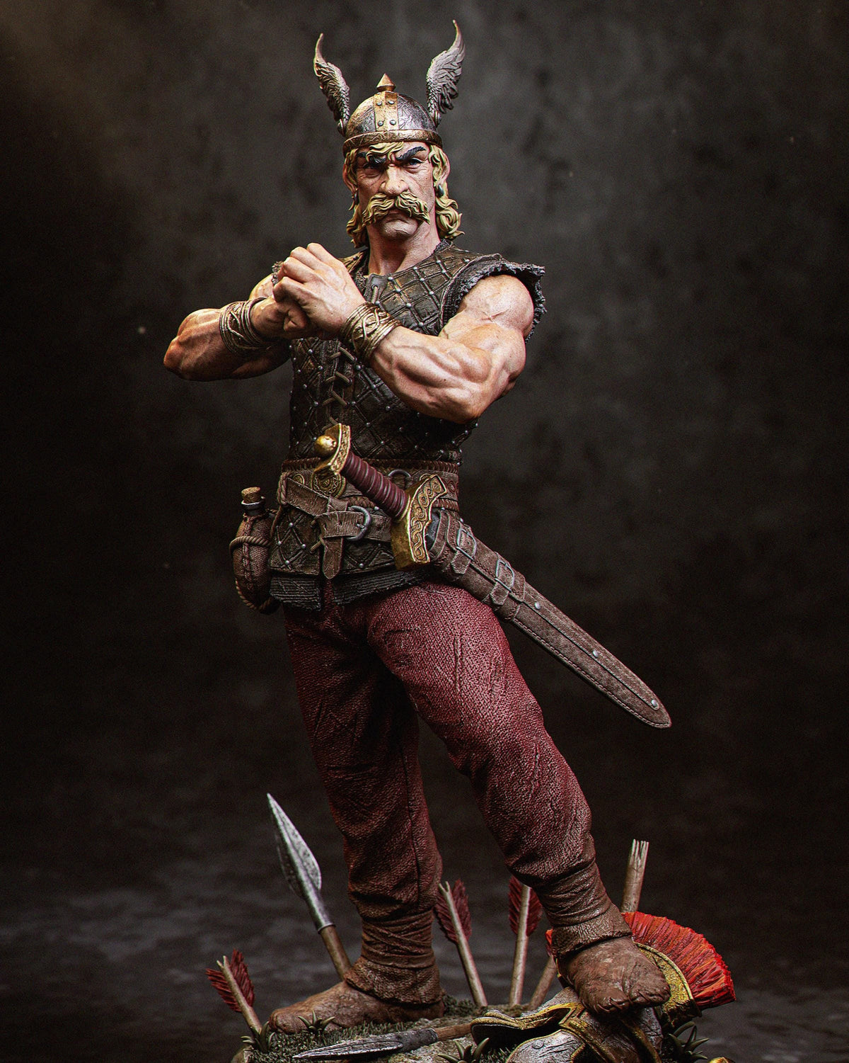 Asterix the Gaul NSFW 3D Printed Statue – Mature Comic Book Legend Resin Collectible, Made to Order for Adult Collectors