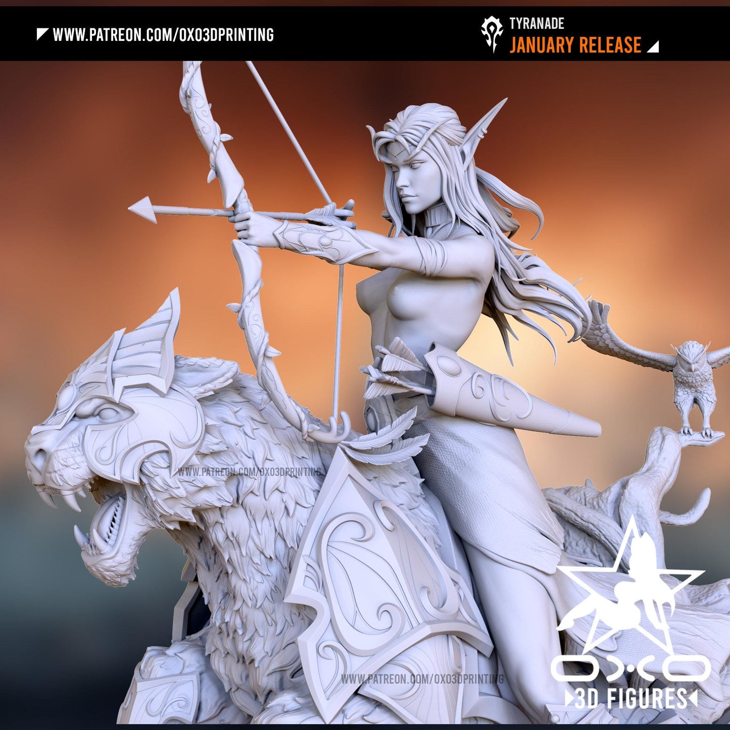 Tyrande Whisperwind: Stunning World of Warcraft Miniature Statue - NSFW