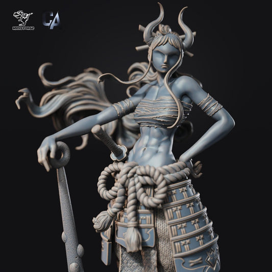 Yamato One Piece NSFW 3D Printed Statue – Mature Wano Warrior Resin Collectible, Made to Order for Adult Collectors