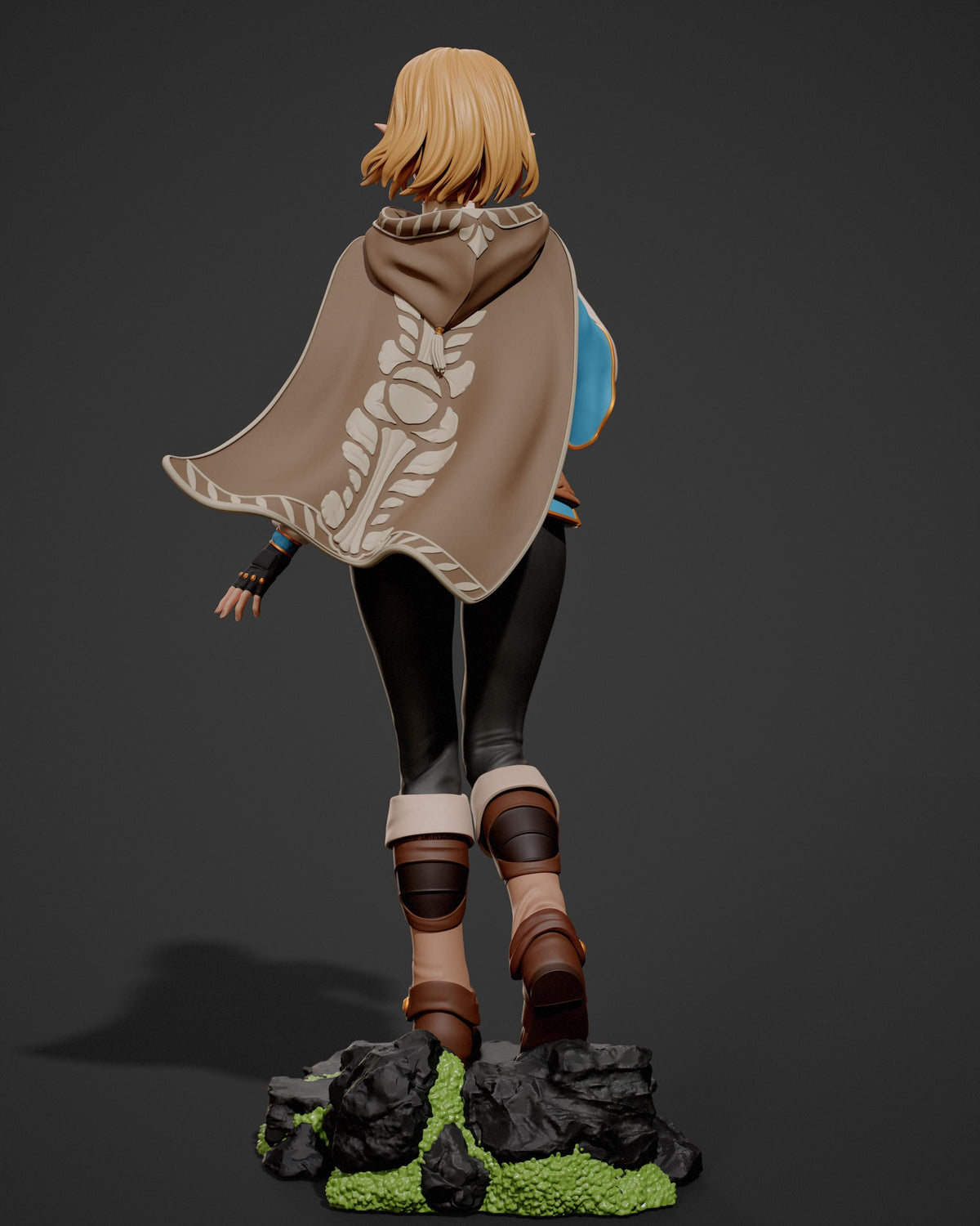 Princess Zelda NSFW 3D Printed Statue – Mature Hyrule Royalty Resin Collectible, Made to Order for Adult Collectors
