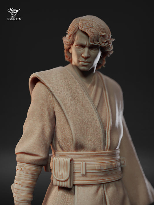Anakin Skywalker - High-Detail 3D Printed Collectible Statue | Hand-Painted or Unpainted DIY Model Kit for Collectors