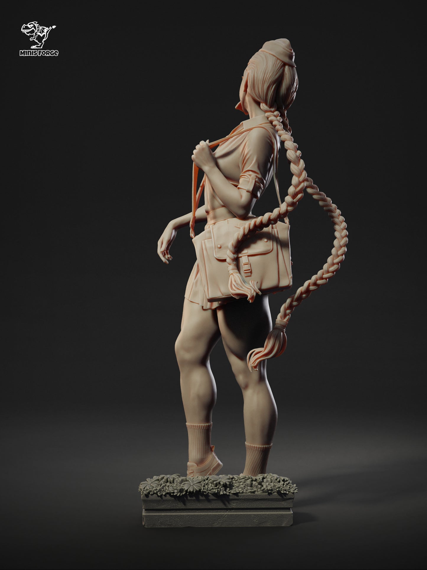 High-Detail Cammy Collectible Statue | 3D Printed Street Fighter Figure for Fans | Painted or DIY Unpainted Kit