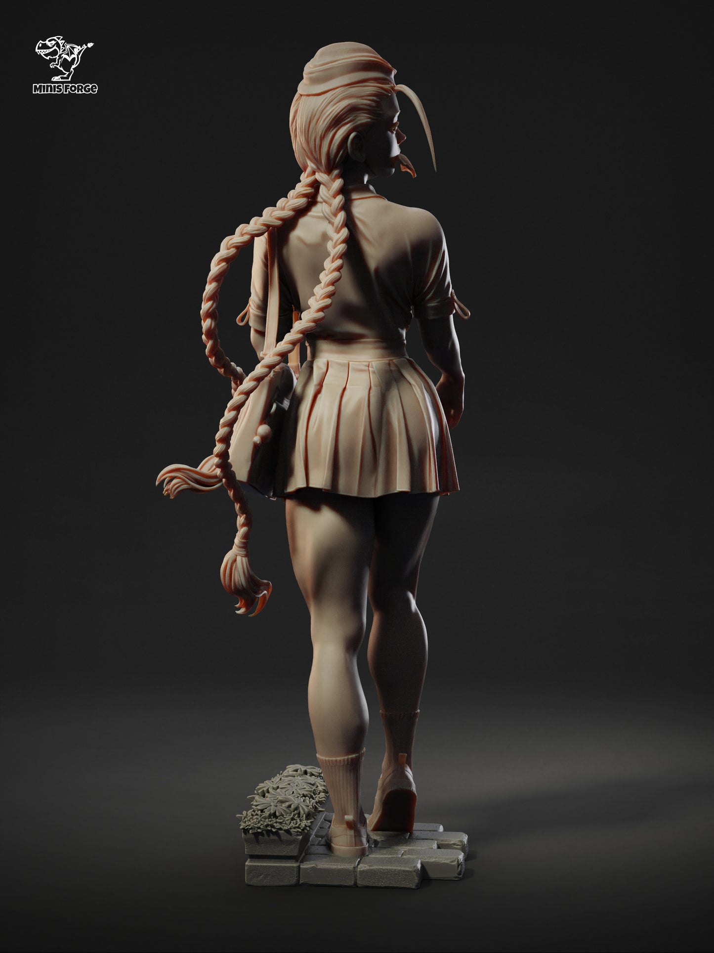 High-Detail Cammy Collectible Statue | 3D Printed Street Fighter Figure for Fans | Painted or DIY Unpainted Kit