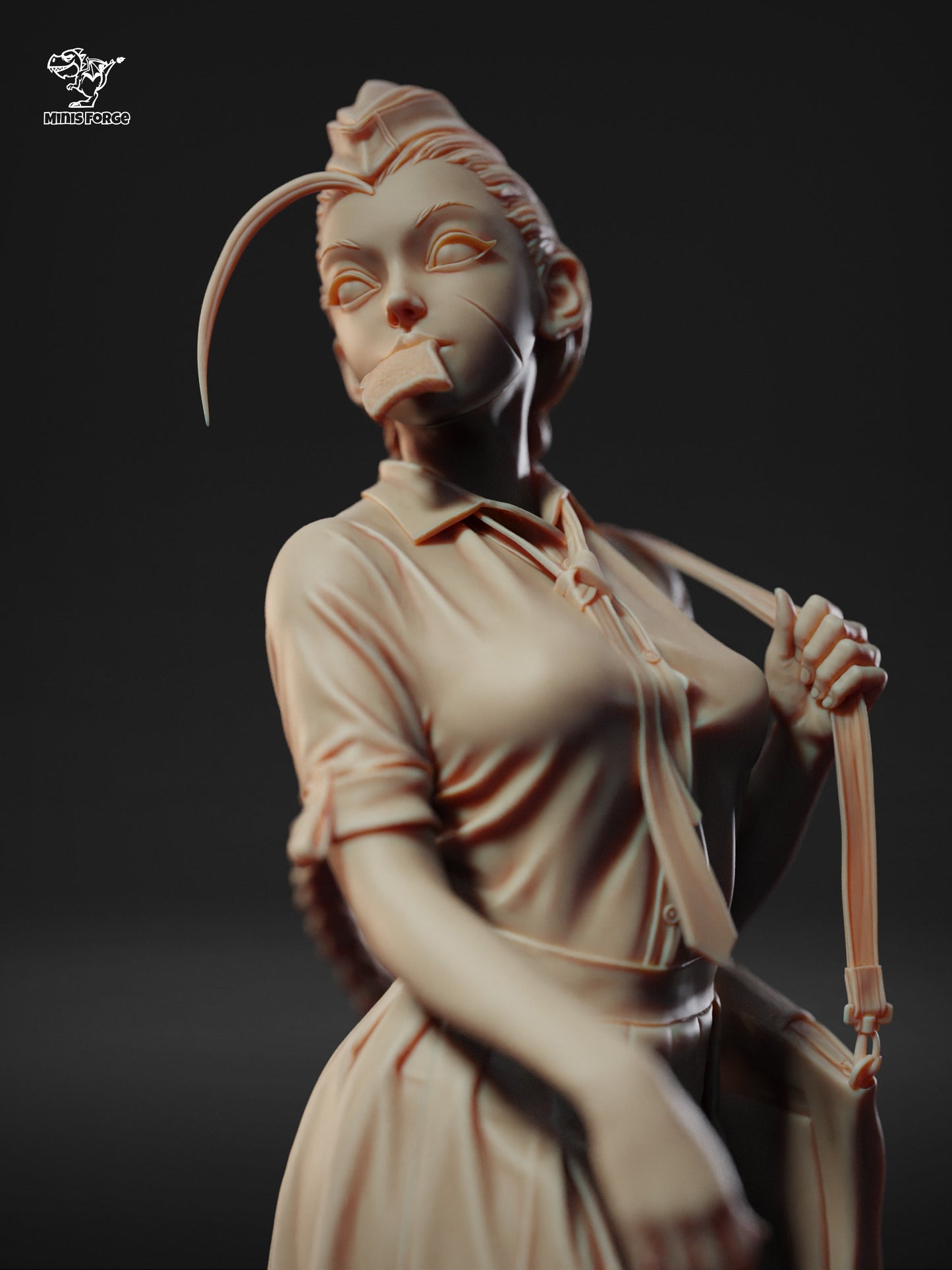 High-Detail Cammy Collectible Statue | 3D Printed Street Fighter Figure for Fans | Painted or DIY Unpainted Kit