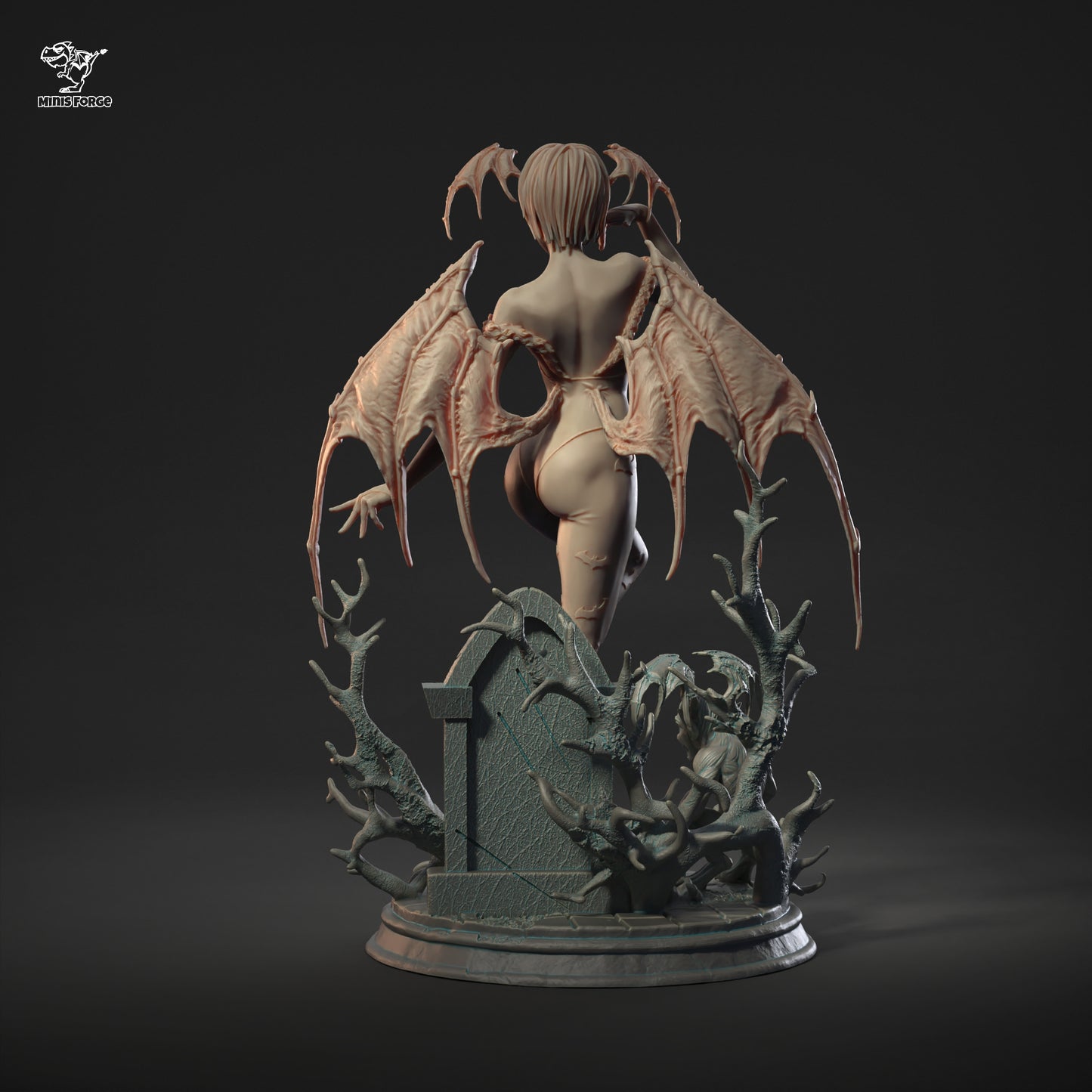 Embrace the Night: Lilith Darkstalkers 3D Printed Resin Collectible Statue – Premium Detail & Quality