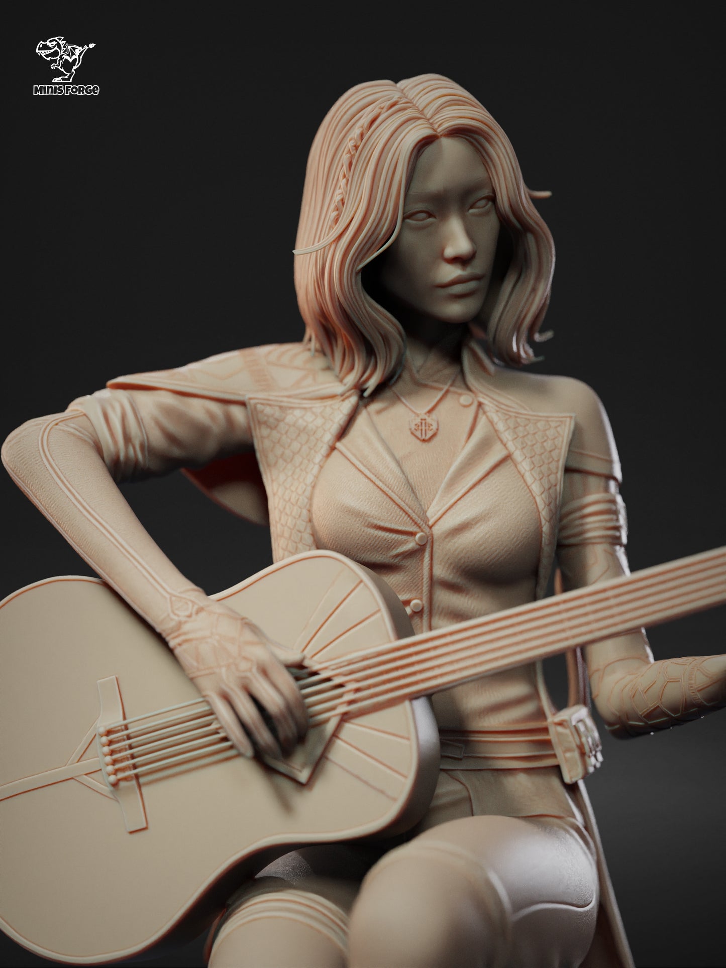 Lune 'Clair Obscur: Expedition 33' Collectible Figure | 3D Printed Statue, Painted or Unpainted