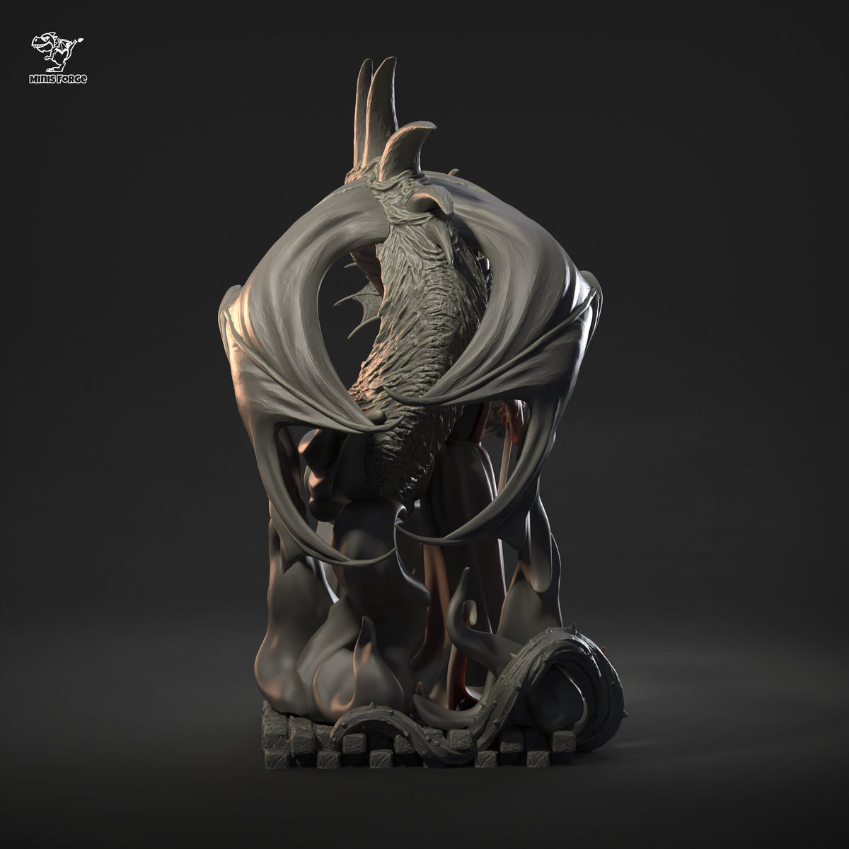 Maleficent NSFW 3D Printed Statue – Mature Dark Fairy Queen Resin Collectible, Made to Order for Adult Collectors & Fans