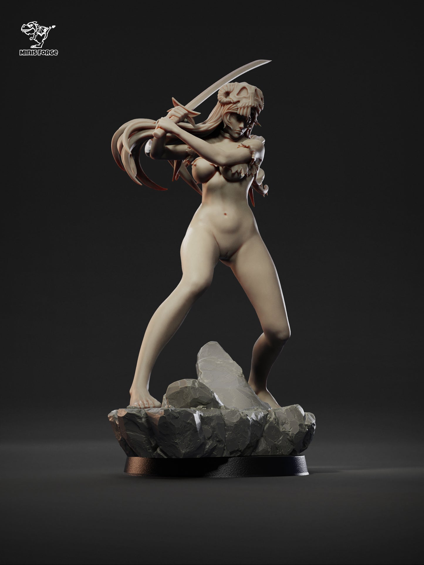 Nelliel Bleach Figure: Highly-Detailed 3D Printed Collectible Statue. Optional NSFW Variant for Adult Anime Figure Collectors