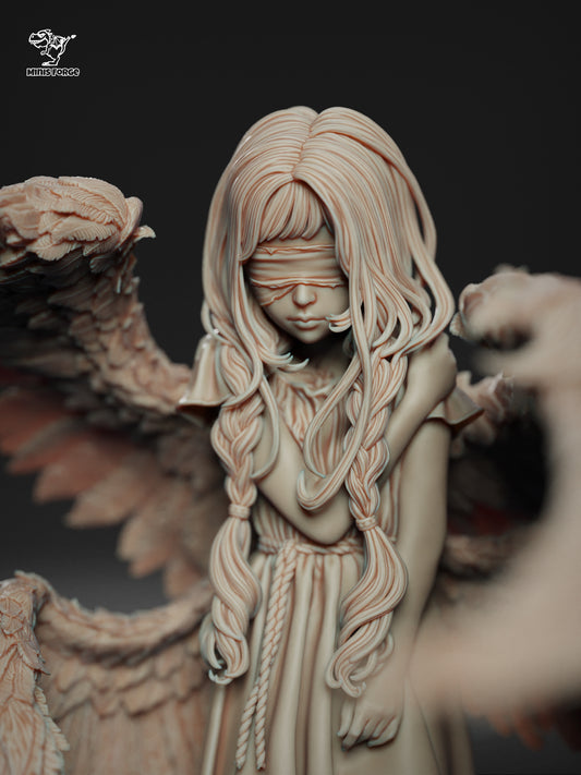 Seraphin 3D Printed Collectible Figure - Hand-Painted Statue from the Video Game - High-Quality Fan Art