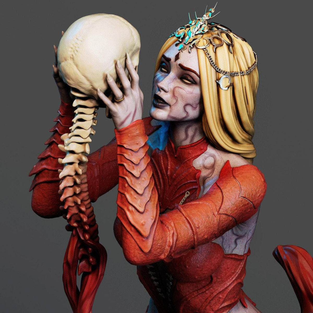 Orin the Red NSFW 3D Printed Statue – Mature Baldur's Gate 3 Duelist Resin Collectible, Made to Order for Adult Fans