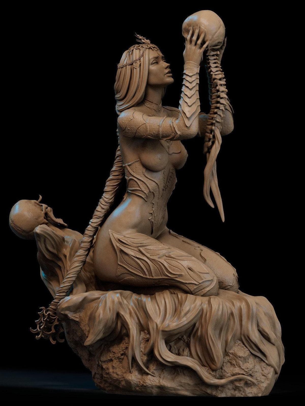 Orin the Red NSFW 3D Printed Statue – Mature Baldur's Gate 3 Duelist Resin Collectible, Made to Order for Adult Fans