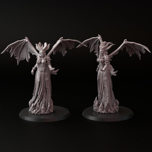 Succubus Collectible Figure | Detailed Fantasy Demon Miniature for Painting & Display