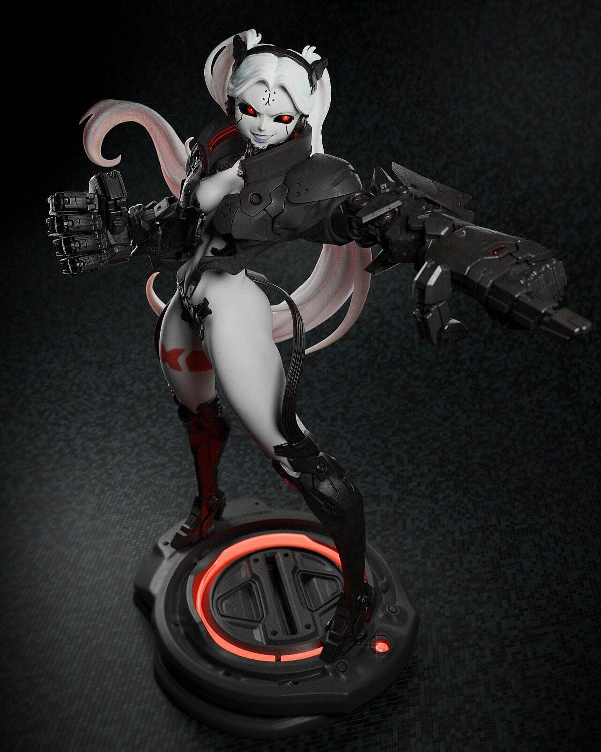Rebecca Cyberpunk NSFW 3D Printed Statue – Mature Anime Edgerunner Resin Collectible, Made to Order for Adult Collectors