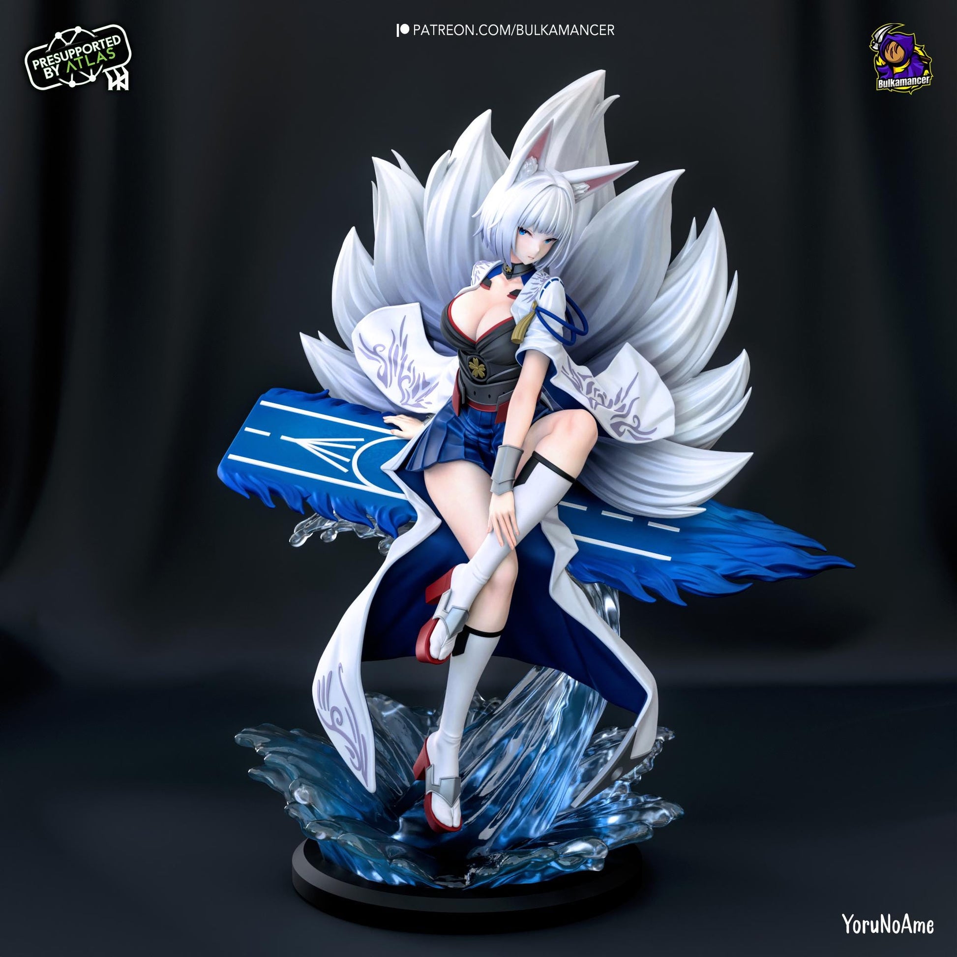 a figurine of a female anime character