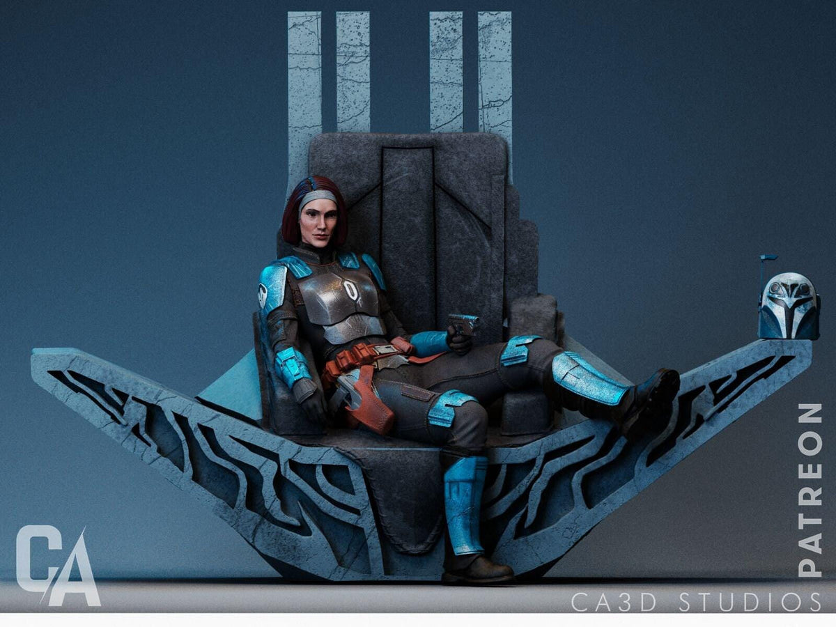 Kryze of Mandalore NSFW 3D Printed Statue – Mature Sci-Fi Resin Collectible, Made to Order for Adult Collectors & Fans