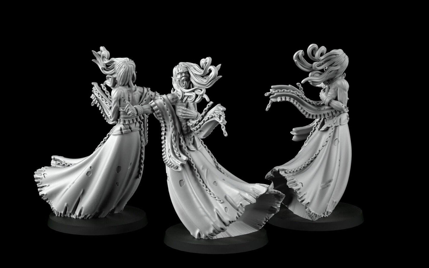 Banshee 3D Print Collectible Resin Miniature dnd Pathfinder ttrpg wargames d20 rpg 35 mm scale