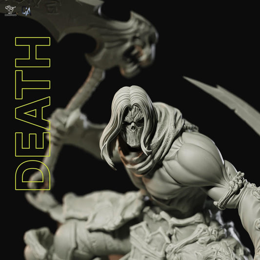 Death Darksiders 3D Printed Collectible Statue: Unleash the Horseman – Epic Gaming Figure for Fans