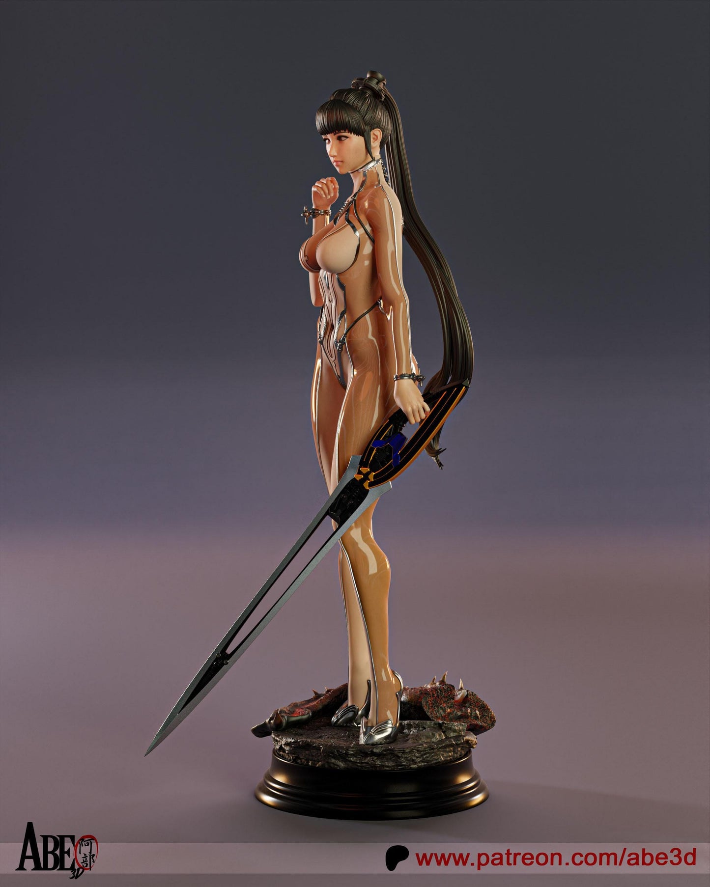 Eve Stellar Blade: Stunning 3D Printed Statue - NSFW Gaming Collectible