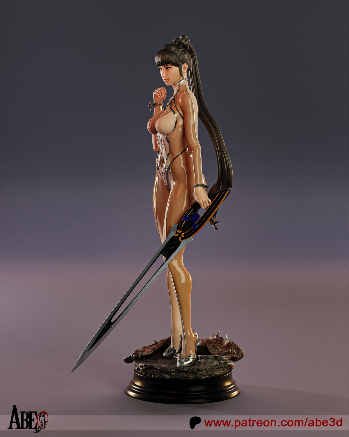 Eve Stellar Blade NSFW 3D Printed Statue – Mature Sci-Fi Gaming Resin Collectible, Made to Order for Adult Collectors