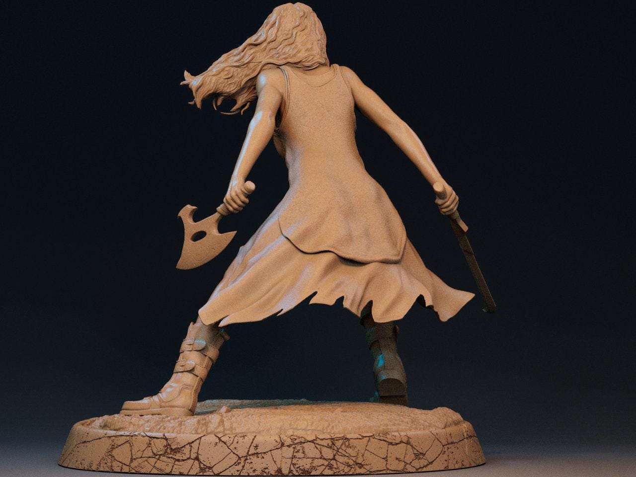 Dynamic River Tam 3D Print Statue - Serenity Firefly Sci-Fi Collectible Figure - Premium Quality