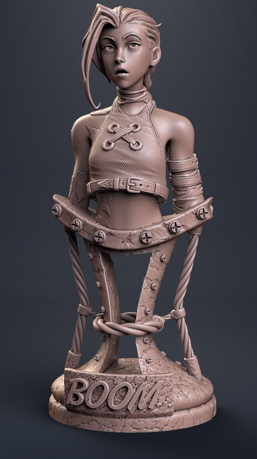 Jinx Fanart Collectible Bust Miniature