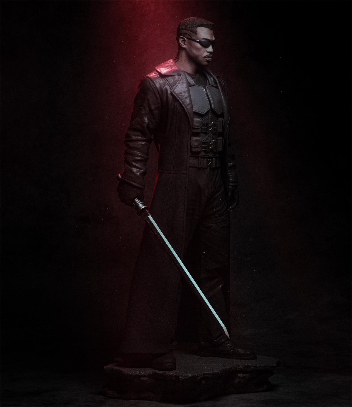 Blade Marvel NSFW 3D Printed Statue – Mature Vampire Hunter Resin Collectible, Made to Order for Adult Collectors & Fans