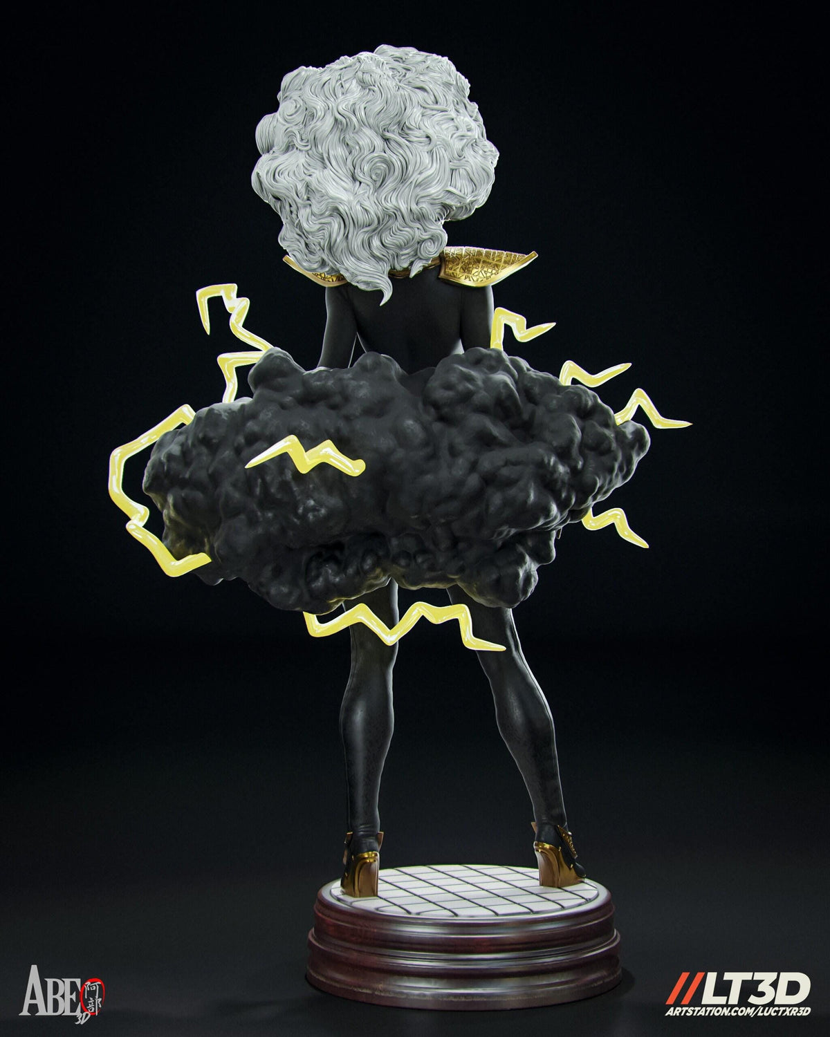 Storm Hellfire Gala NSFW 3D Printed Statue – Mature Superhero Resin Collectible, Made to Order for Adult Collectors
