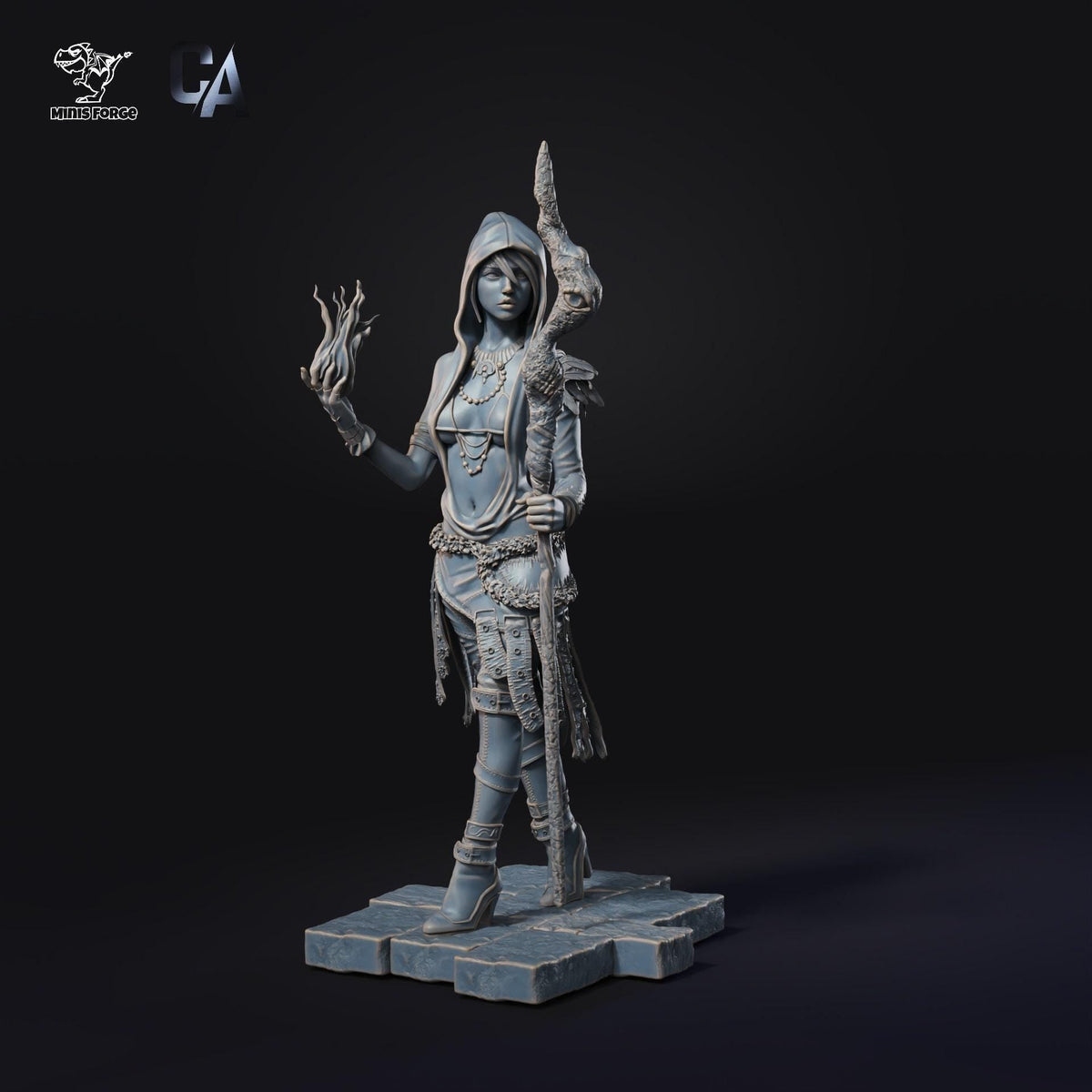 Morrigan Dragon Age NSFW 3D Printed Statue – Mature Fantasy Witch Resin Collectible, Made to Order for Adult Collectors