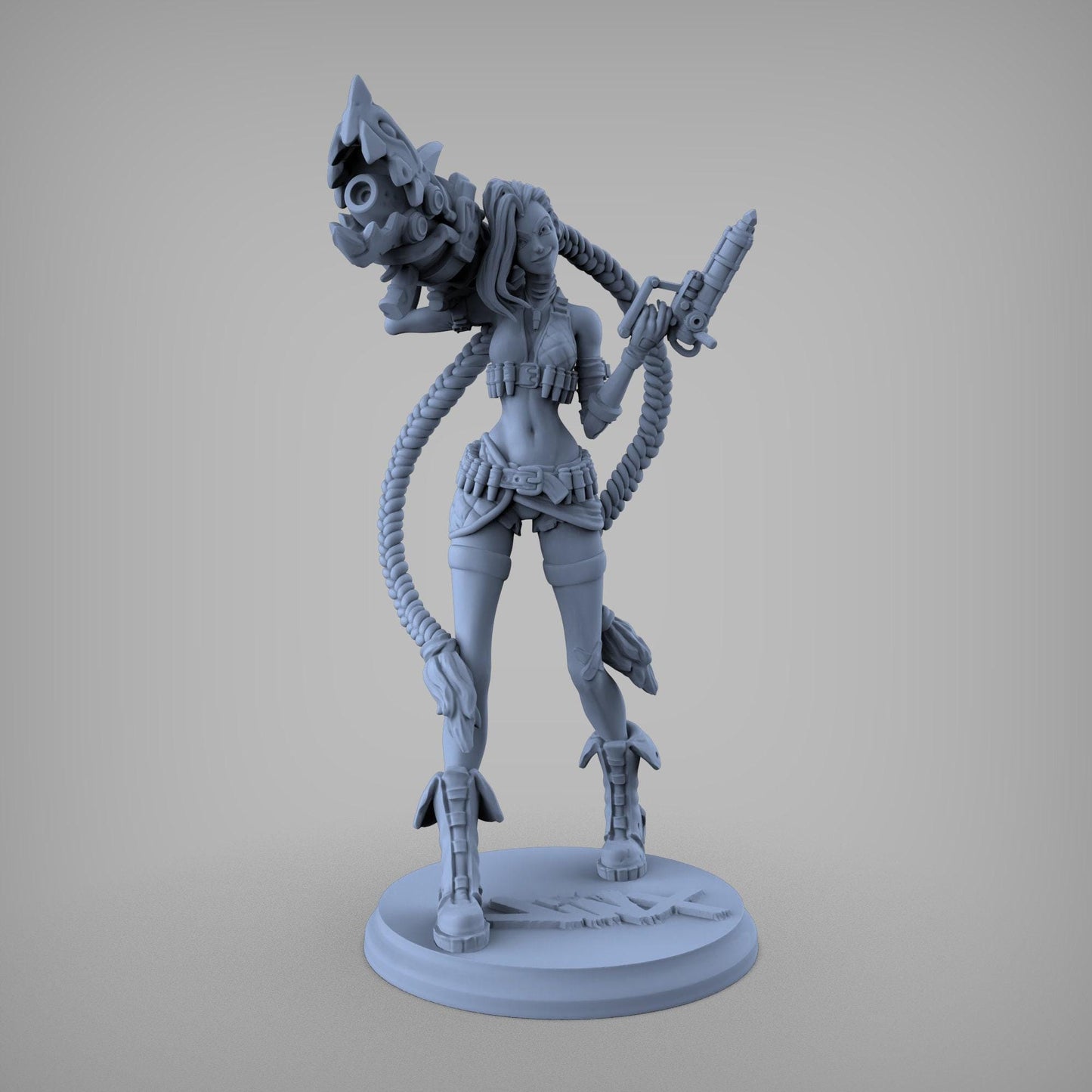 Arcane Jinx 3d printed statue Collectible Miniature figure gift idea nsfw pin up unpainted lol