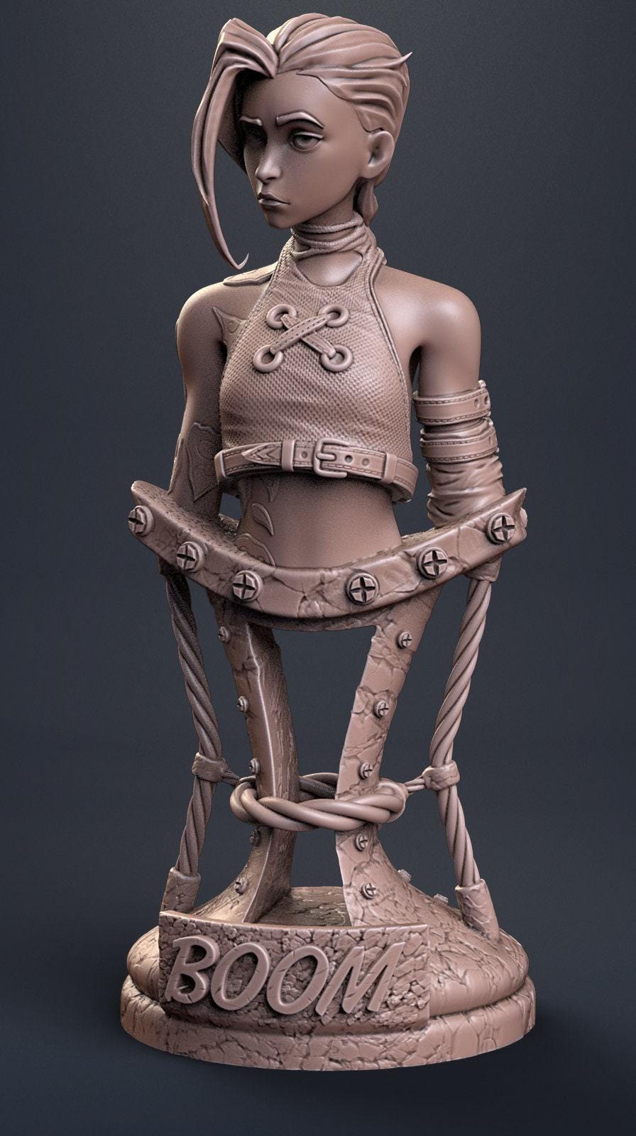 Jinx Fanart Collectible Bust Miniature