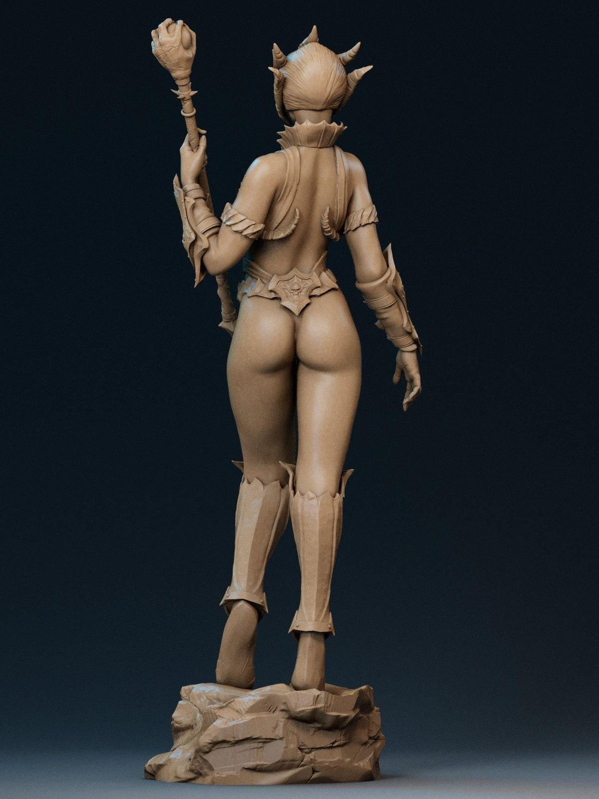 Lyn of Eternia NSFW 3D Printed Statue – Mature Dark Fantasy Resin Collectible, Made to Order for Adult Collectors & Fans