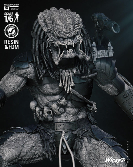 Hunter's Prey: Predator 3D Print Collectible – Iconic Sci-Fi Figure for Movie Fans