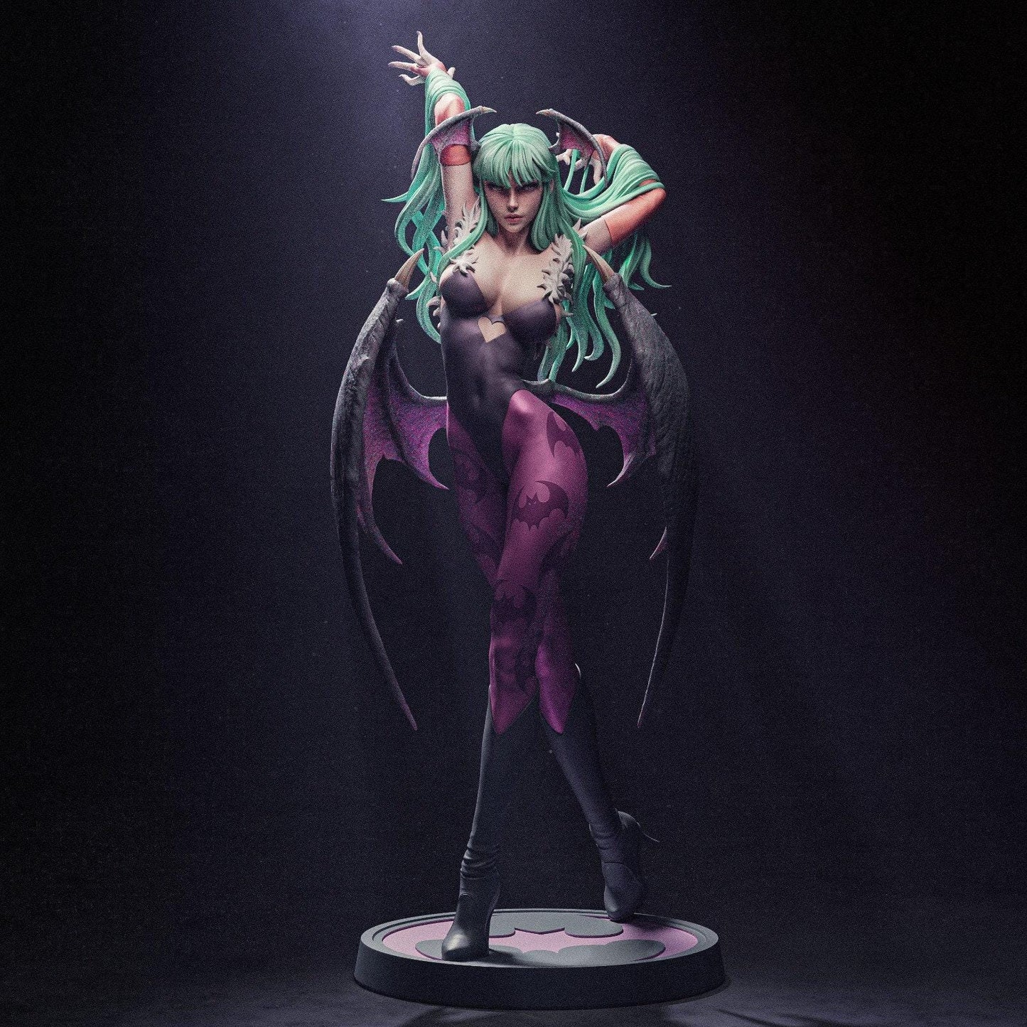 Morrigan Aensland (Darkstalkers) Collectible Resin Statue – Painted or Unpainted Model Kit