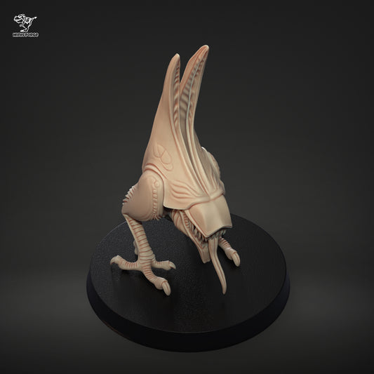Abyssal Chicken 35mm Miniature: Highly Detailed Resin Monster for D&D & Tabletop RPGs
