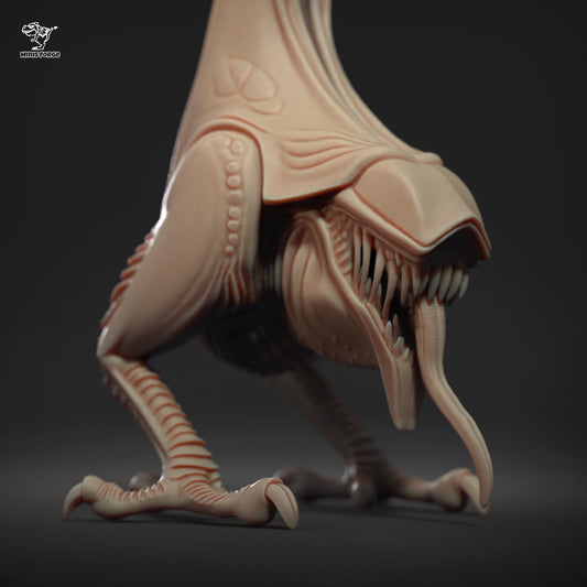 Abyssal Chicken 35mm Miniature: Highly Detailed Resin Monster for D&D & Tabletop RPGs