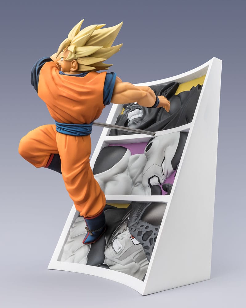 Dragon Ball Z Son Goku Figuarts Zero Trail of Battles action figure front view 22cm — Bandai Tamashii Nations licensed collectible
