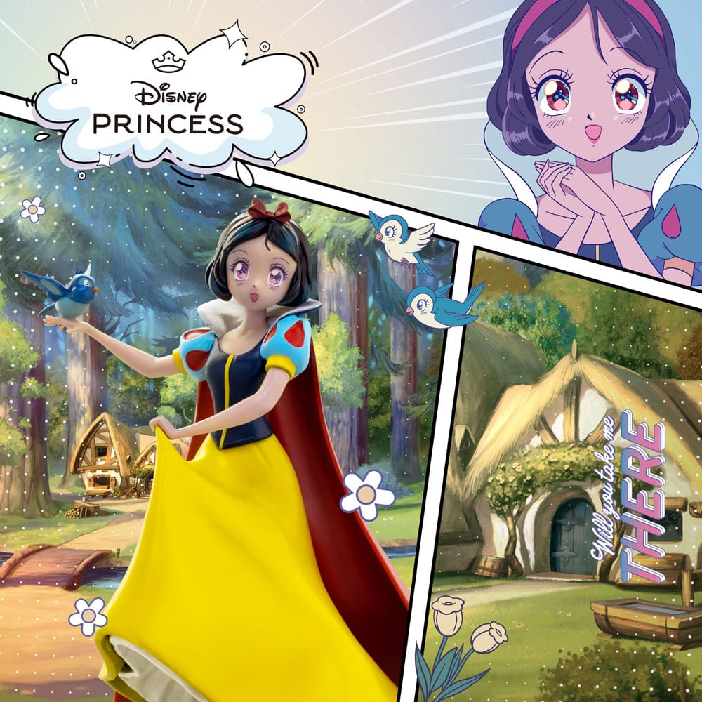 Disney Anime Princess Scale Statue Snow White 17 cm