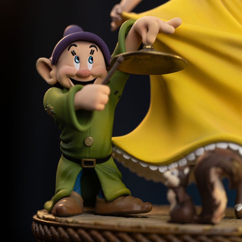 Snow White and the Seven Dwarves Art Scale Statue 1/10 Snow White and Dopey 21 cm