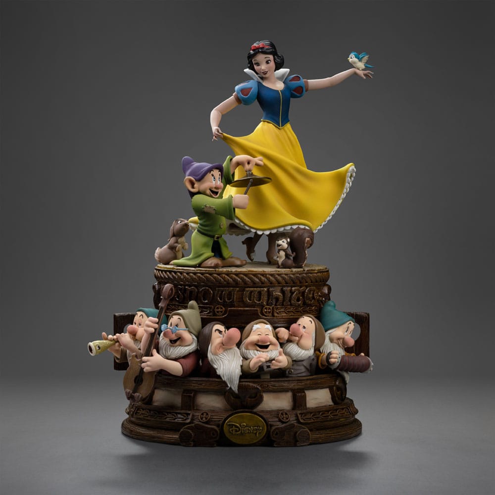 Snow White and the Seven Dwarves Art Scale Statue 1/10 Snow White and Dopey Deluxe Edition 21 cm