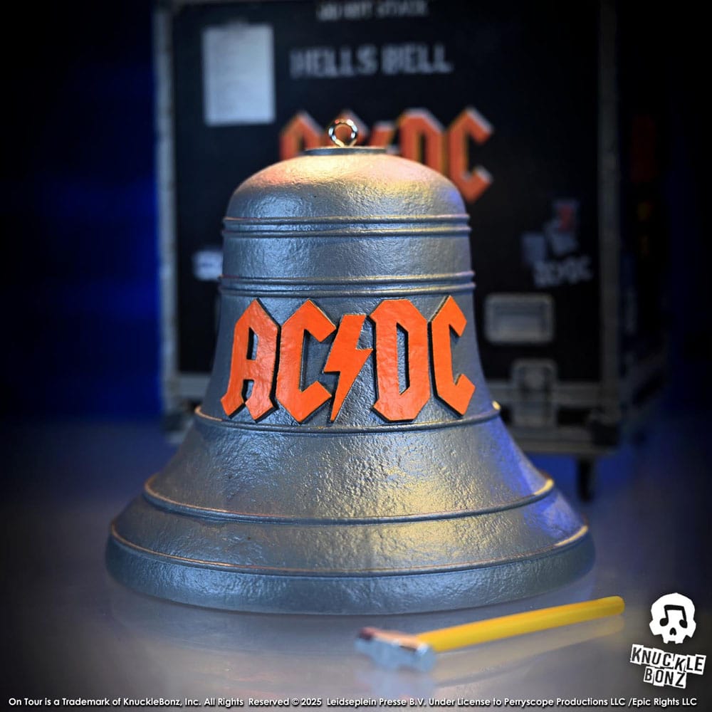 AC/DC Rock Ikonz On Tour Statue PWR UP Tour Hells Bell