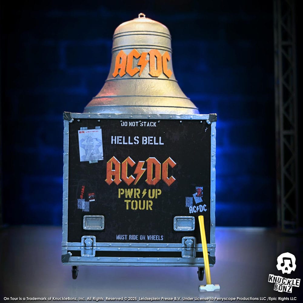 AC/DC Rock Ikonz On Tour Statue PWR UP Tour Hells Bell