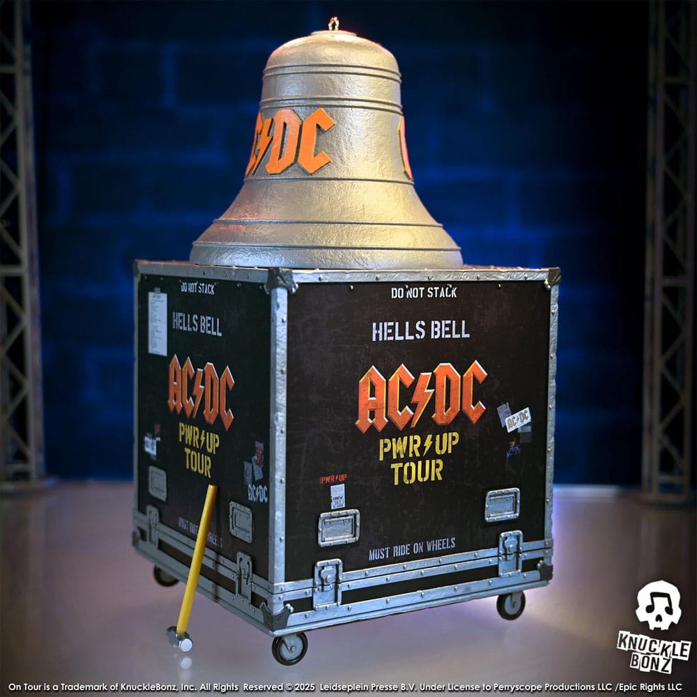 AC/DC Rock Ikonz On Tour Statue PWR UP Tour Hells Bell