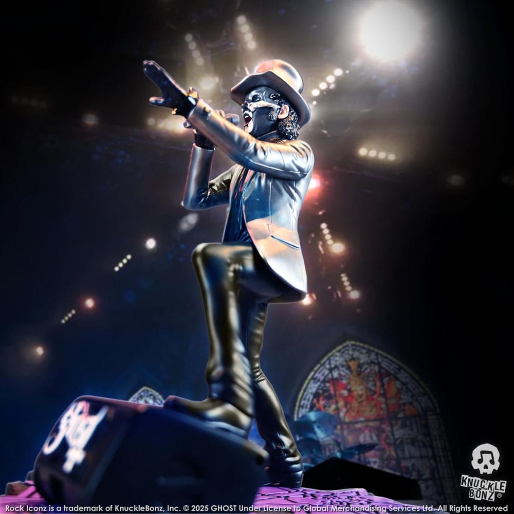 Ghost Rock Iconz Statue Papa V Perpetua Top Hat 22 cm