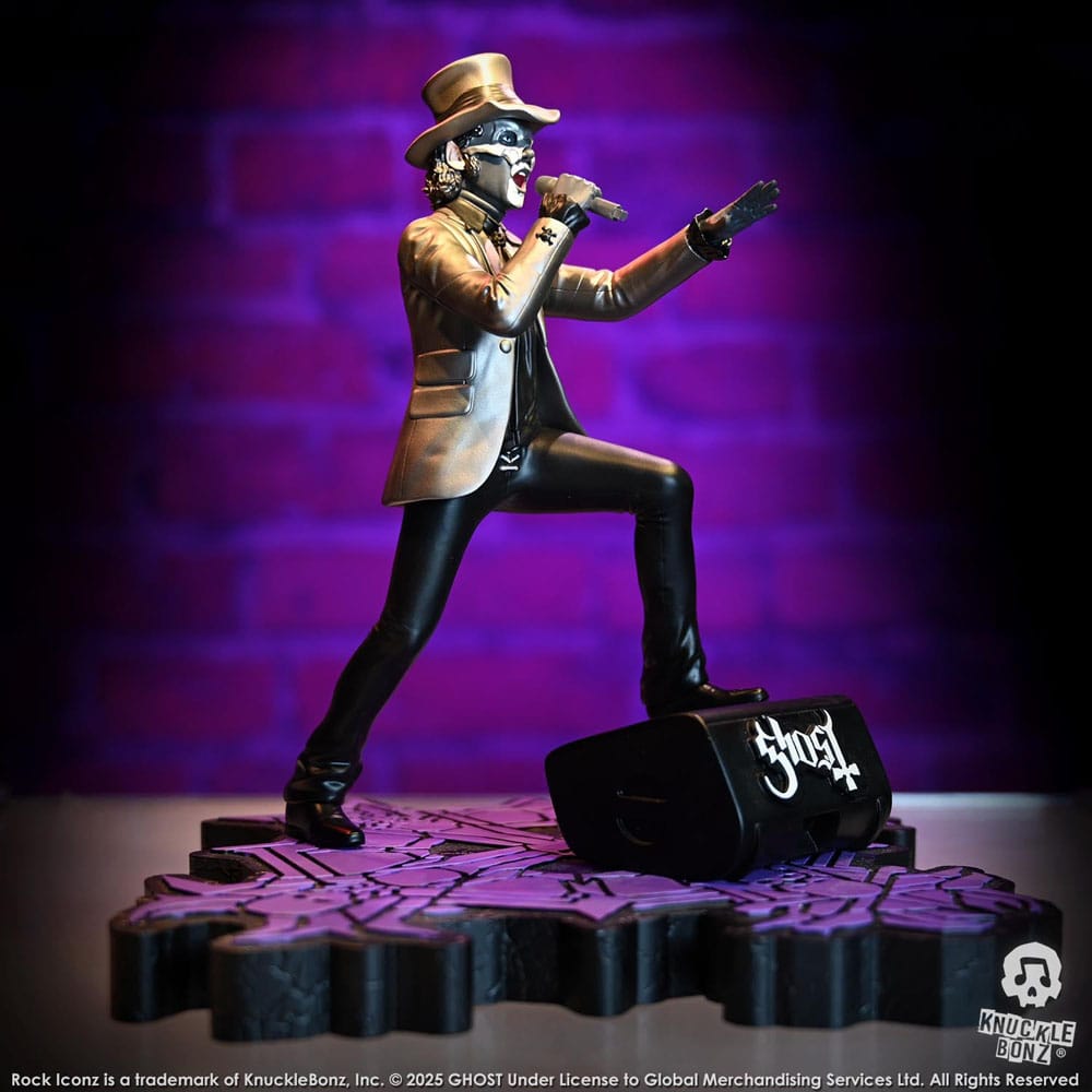 Ghost Rock Iconz Statue Papa V Perpetua Top Hat 22 cm